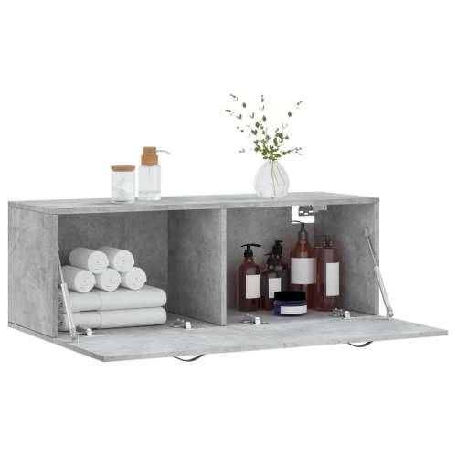 Zidni ormarić boja betona 100 x 36,5 x 35 cm konstruirano drvo - Beton siva 100 x 36.5 x 35 cm 1 Cijena