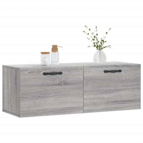 Zidni ormarić siva boja hrasta 100x36,5x35 cm konstruirano drvo - Sivi hrast sonoma 100 x 36.5 x 35 cm 1 Cijena