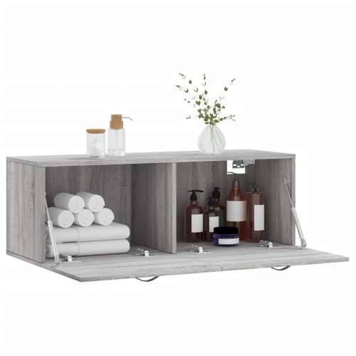 Zidni ormarić siva boja hrasta 100x36,5x35 cm konstruirano drvo - Sivi hrast sonoma 100 x 36.5 x 35 cm 1 Cijena
