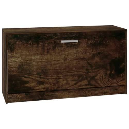 Klupa za cipele boja hrasta 80 x 24 x 45 cm konstruirano drvo - Dimljeni hrast 1 Cijena
