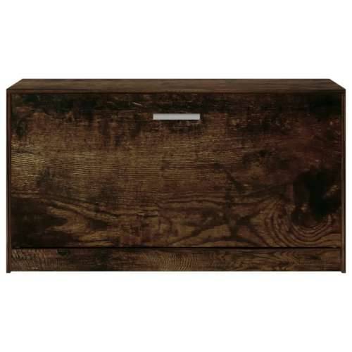 Klupa za cipele boja hrasta 80 x 24 x 45 cm konstruirano drvo - Dimljeni hrast 1 Cijena