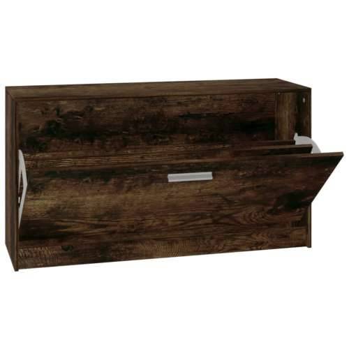 Klupa za cipele boja hrasta 80 x 24 x 45 cm konstruirano drvo - Dimljeni hrast 1 Cijena