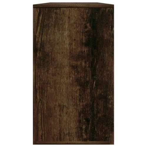 Klupa za cipele boja hrasta 80 x 24 x 45 cm konstruirano drvo - Dimljeni hrast 1 Cijena