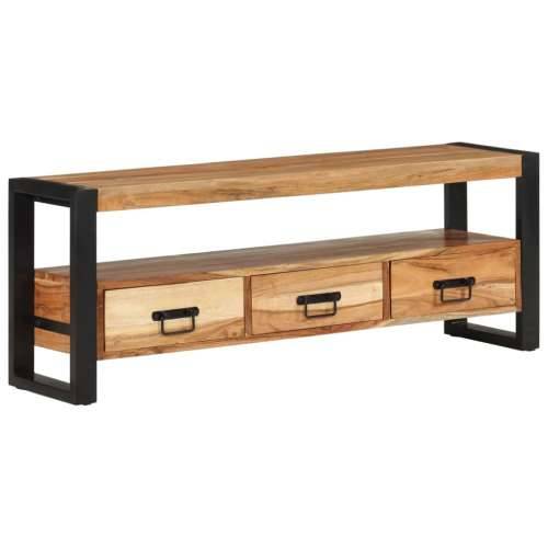 TV ormarić 120 x 30 x 45 cm od masivnog bagremovog drva - 1 120 cm Masivno bagremovo drvo Cijena
