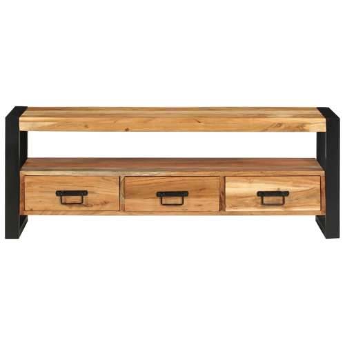 TV ormarić 120 x 30 x 45 cm od masivnog bagremovog drva - 1 120 cm Masivno bagremovo drvo Cijena