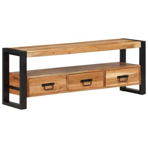 TV ormarić 120 x 30 x 45 cm od masivnog bagremovog drva - 1 120 cm Masivno bagremovo drvo Cijena