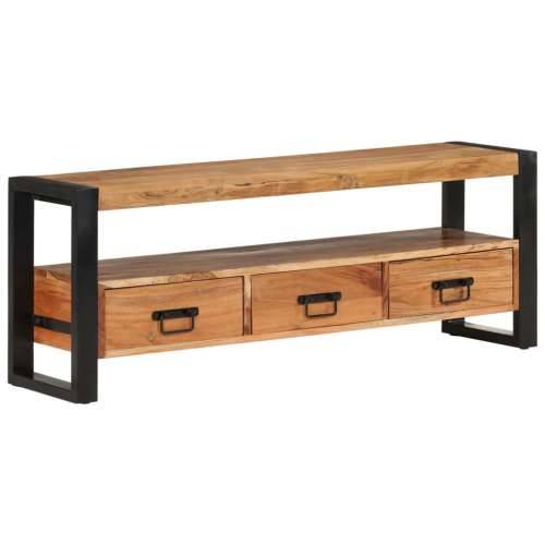 TV ormarić 120 x 30 x 45 cm od masivnog bagremovog drva - 1 120 cm Masivno bagremovo drvo Cijena