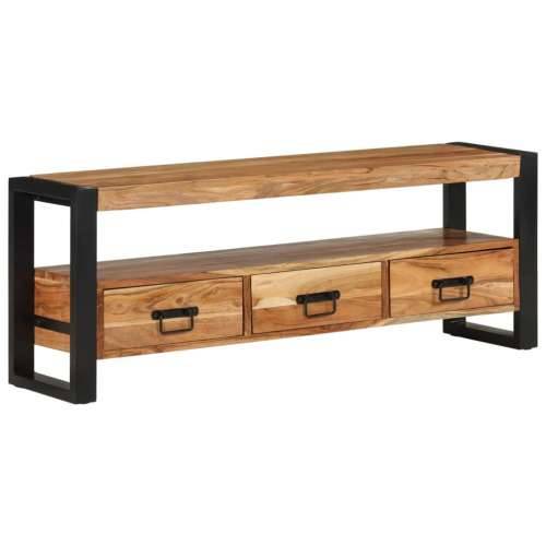 TV ormarić 120 x 30 x 45 cm od masivnog bagremovog drva - 1 120 cm Masivno bagremovo drvo Cijena