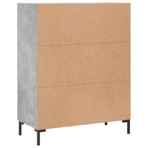Komoda siva boja betona 69,5x34x90 cm od konstruiranog drva - Beton siva 1 Cijena