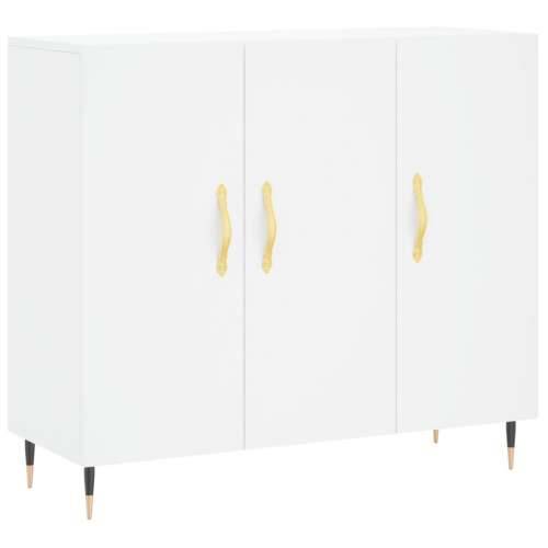 Komoda bijela 90x34x80 cm od konstruiranog drva - Bijela 1 Cijena