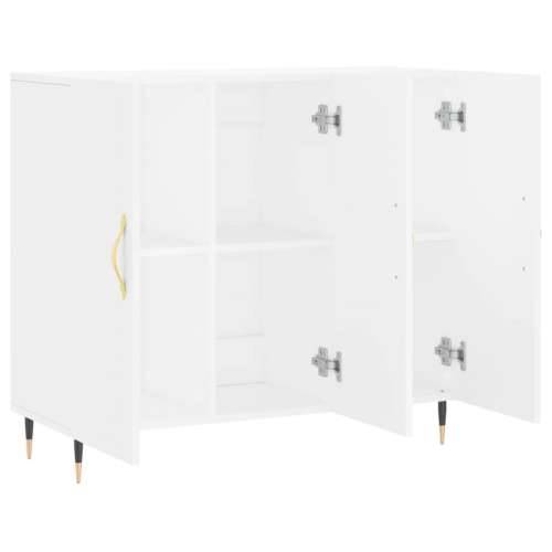 Komoda bijela 90x34x80 cm od konstruiranog drva - Bijela 1 Cijena