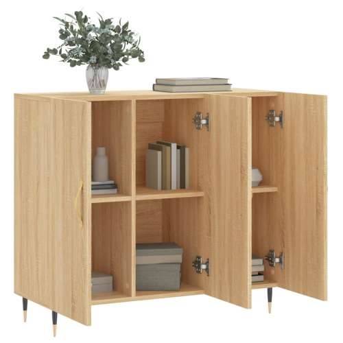 Komoda boja hrasta sonome 90x34x80 cm od konstruiranog drva - sonoma hrast 1 Cijena