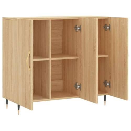 Komoda boja hrasta sonome 90x34x80 cm od konstruiranog drva - sonoma hrast 1 Cijena