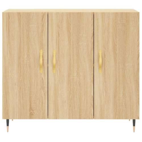 Komoda boja hrasta sonome 90x34x80 cm od konstruiranog drva - sonoma hrast 1 Cijena