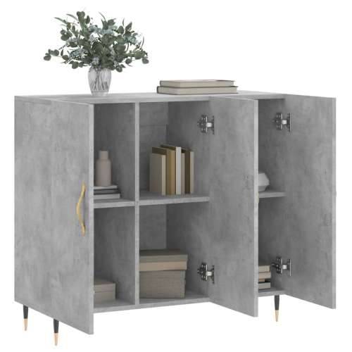 Komoda siva boja betona 90x34x80 cm od konstruiranog drva - Beton siva 1 Cijena