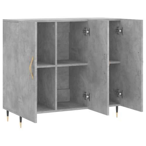 Komoda siva boja betona 90x34x80 cm od konstruiranog drva - Beton siva 1 Cijena