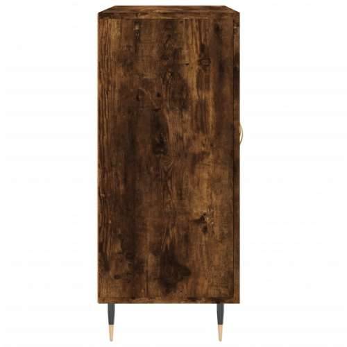 Komoda boja dimljenog hrasta 90 x 34 x 80 cm konstruirano drvo - Dimljeni hrast 1 Cijena