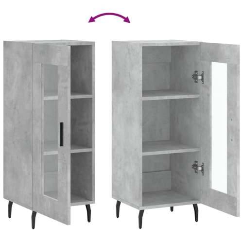 Komoda siva boja betona 34,5x34x90 cm od konstruiranog drva Beton siva 1 Cijena