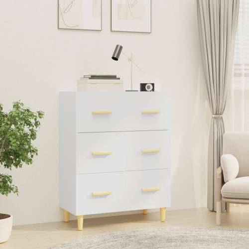 Komoda bijela 70 x 34 x 90 cm od konstruiranog drva - Bijela 1 Cijena