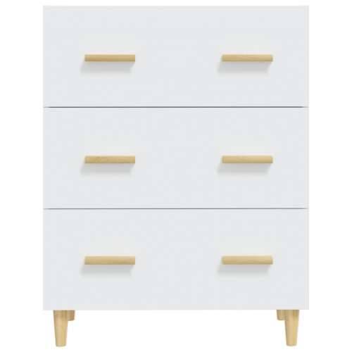 Komoda bijela 70 x 34 x 90 cm od konstruiranog drva - Bijela 1 Cijena