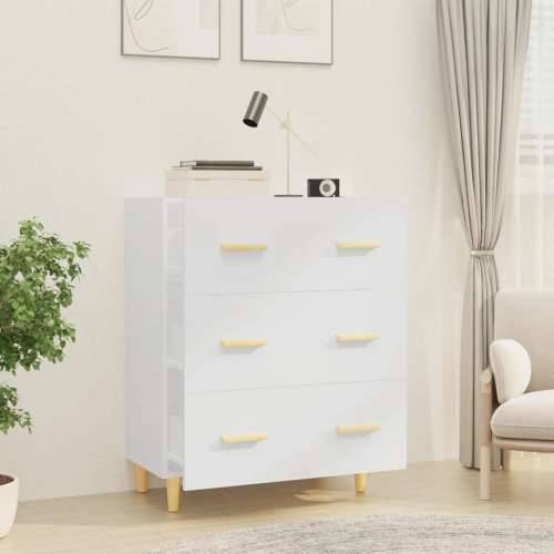 Komoda bijela 70 x 34 x 90 cm od konstruiranog drva - Bijela 1 Cijena