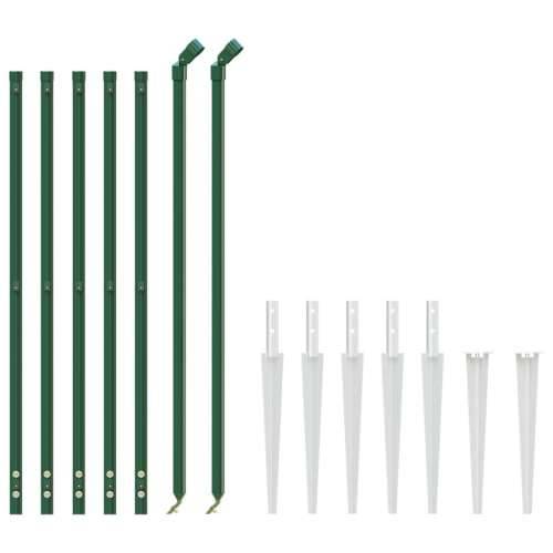 Žičana ograda sa šiljastim držačima zelena 1,1 x 10 m Cijena
