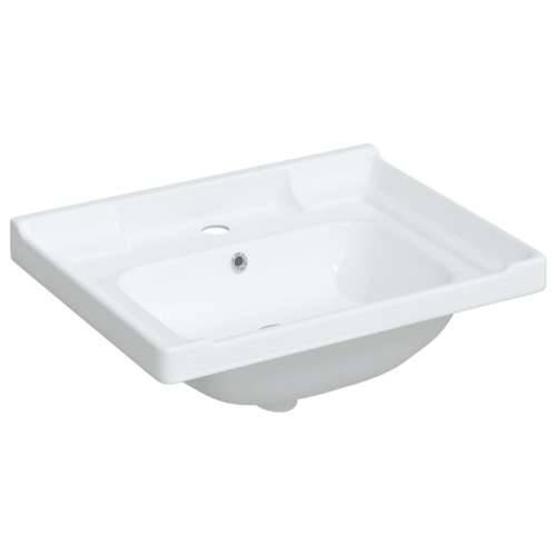 Kupaonski Lavabo - Umivaonik bijeli 61 x 48 x 23 cm pravokutni keramički - 61 x 48 x 23 cm Cijena