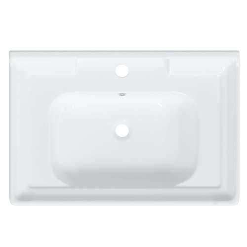 Kupaonski Lavabo - Umivaonik bijeli 71 x 48 x 23 cm pravokutni keramički - 71 x 48 x 23 cm Cijena