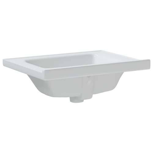 Kupaonski Lavabo - Umivaonik bijeli 61x48x19,5 cm pravokutni keramički 61 x 48 x 19.5 cm Cijena