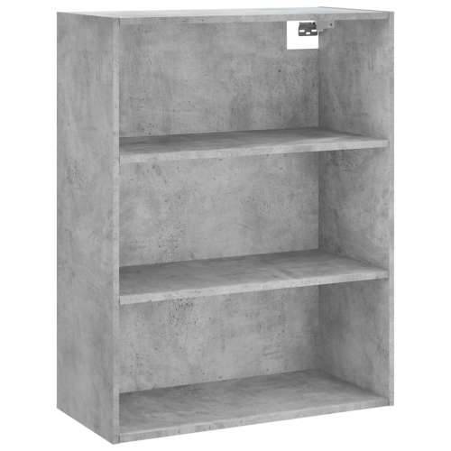 Visoka komoda siva betona 69,5x34x180 cm od konstruiranog drva - Beton siva 1 1 vrata 3 ladice Cijena