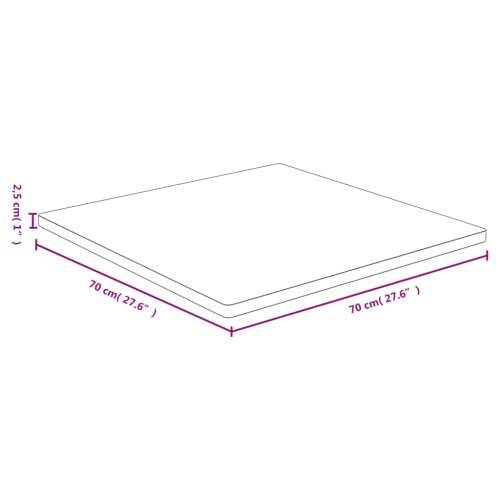 Stolna ploča 70x70x2,5 cm od bambusa - 70 x 70 x 2.5 cm 1 Cijena