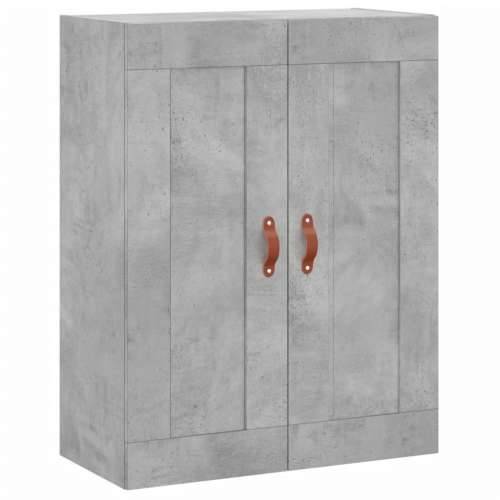 Visoka komoda siva betona 69,5x34x180 cm od konstruiranog drva - Beton siva 1 1 staklena vrata 3 ladice Cijena