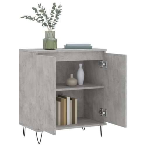 Komoda siva boja betona 60x35x70 cm od konstruiranog drva Beton siva 1 Cijena