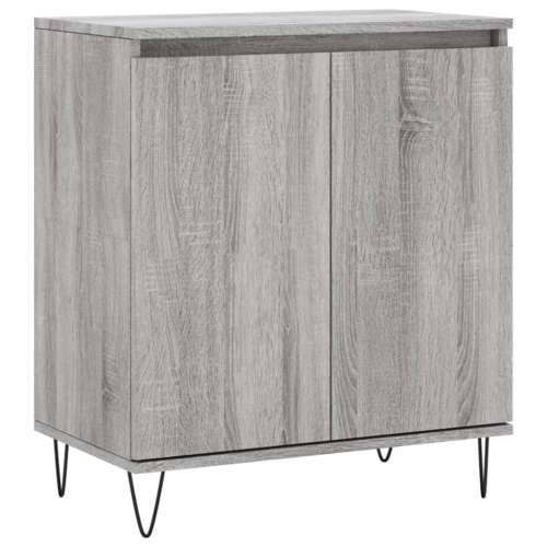 Komoda sivog hrasta sonome 60x35x70 cm od konstruiranog drva - Sivi hrast sonoma 1 Cijena