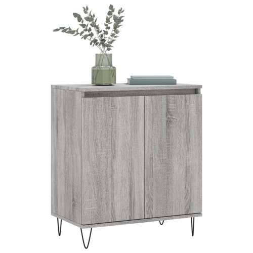 Komoda sivog hrasta sonome 60x35x70 cm od konstruiranog drva - Sivi hrast sonoma 1 Cijena