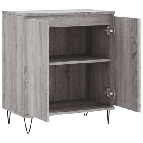 Komoda sivog hrasta sonome 60x35x70 cm od konstruiranog drva - Sivi hrast sonoma 1 Cijena
