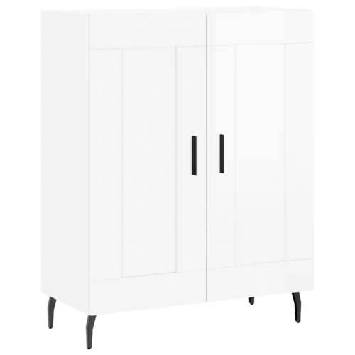 Komoda sjajna bijela 69,5x34x90 cm od konstruiranog drva - Visoko sjajno bijela 1 Cijena