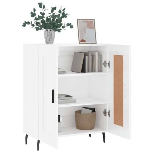 Komoda sjajna bijela 69,5x34x90 cm od konstruiranog drva - Visoko sjajno bijela 1 Cijena