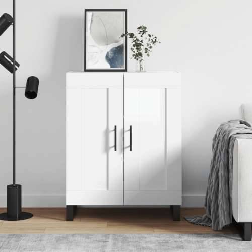 Komoda sjajna bijela 69,5x34x90 cm od konstruiranog drva - Visoko sjajno bijela 1 Cijena