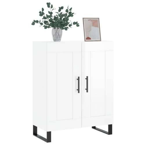 Komoda sjajna bijela 69,5x34x90 cm od konstruiranog drva - Visoko sjajno bijela 1 Cijena
