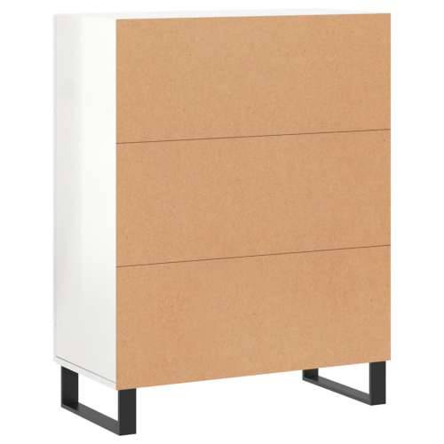 Komoda sjajna bijela 69,5x34x90 cm od konstruiranog drva - Visoko sjajno bijela 1 Cijena