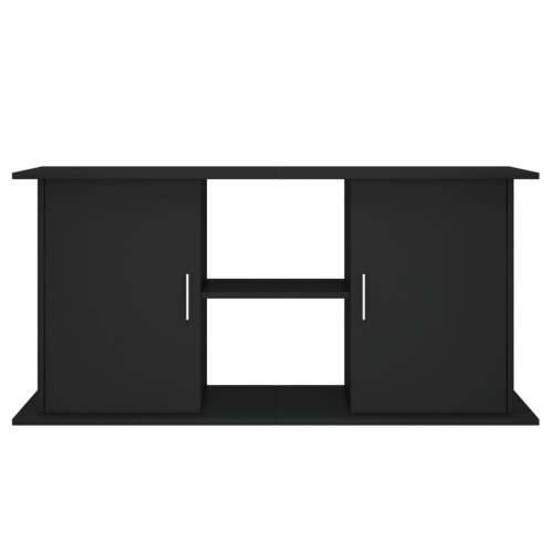 Stalak za akvarij crni 121 x 41 x 58 cm od konstruiranog drva - Crna 121 x 41 x 58 cm Cijena
