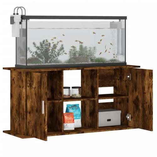 Stalak za akvarij boja hrasta 121x41x58 cm konstruirano drvo - Dimljeni hrast 121 x 41 x 58 cm Cijena