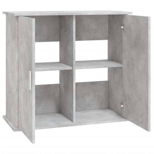 Stalak za akvarij boja betona 81x36x73 cm od konstruiranog drva - Beton siva 81 x 36 x 73 cm Cijena
