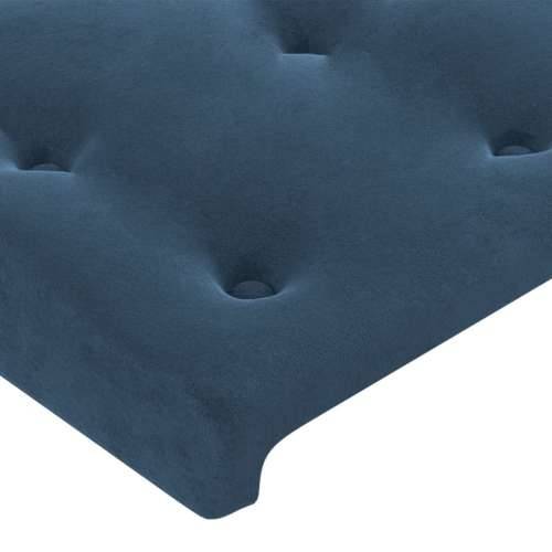 LED uzglavlje tamnoplavo 180x5x118/128 cm baršunasto - Tamno plava 180 x 5 x 118/128 cm 1 Cijena