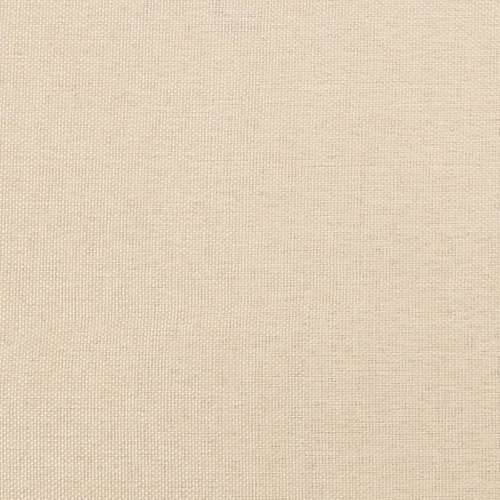 Krevet s oprugama i madracem krem 160x200 cm od tkanine - Krema 160 x 200 cm Gladak dizajn Cijena