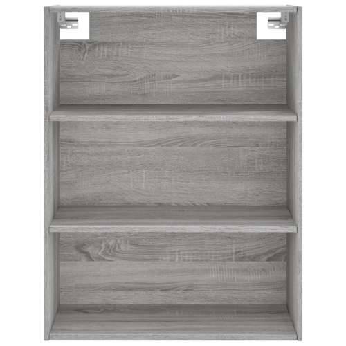 Visoka komoda siva sonome 69,5x34x180 cm od konstruiranog drva - Sivi hrast sonoma 1 1 vrata 3 ladice Cijena