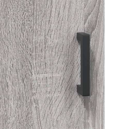 Visoka komoda siva sonome 69,5x34x180 cm od konstruiranog drva - Sivi hrast sonoma 1 1 vrata 3 ladice Cijena