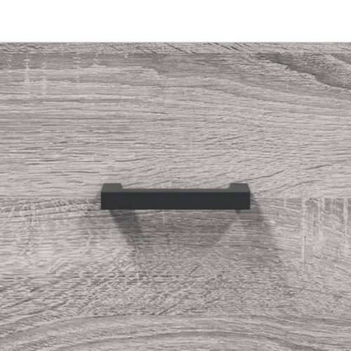Visoka komoda siva sonome 69,5x34x180 cm od konstruiranog drva - Sivi hrast sonoma 1 1 vrata 3 ladice Cijena