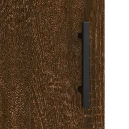Visoka komoda boja hrasta 69,5x34x180 cm od konstruiranog drva Cijena